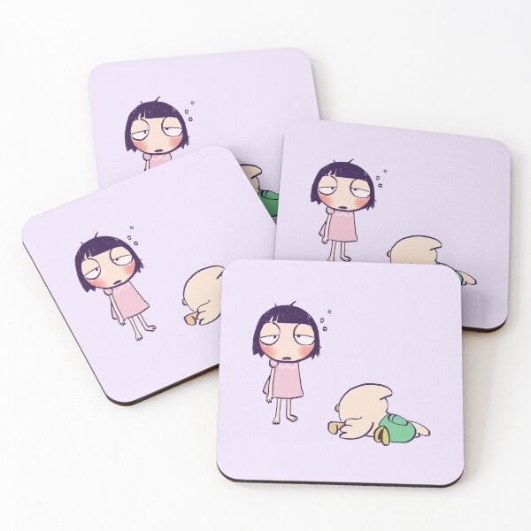 Item preview, I draw sleepy sarah and duck / sarah and duck  designed and sold by RansRoom.