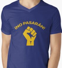 No pasaran Men's V-Neck T-Shirt