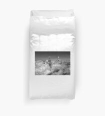 P-51s black and white version Duvet Cover