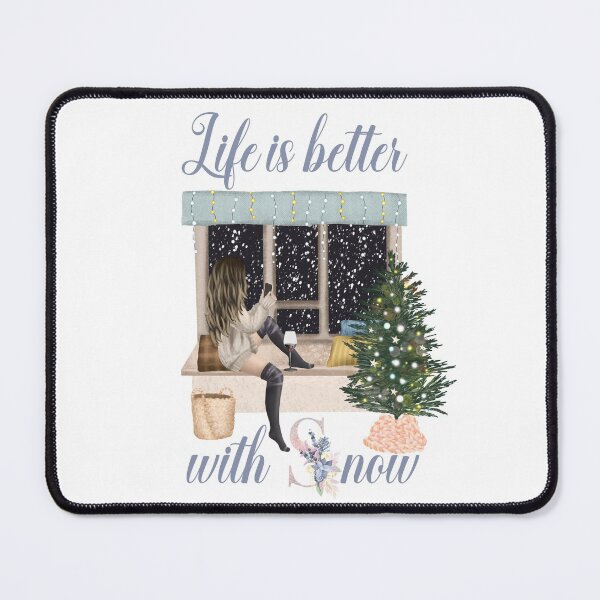 Item preview, Life Is Better With Snow Style 2 (White Background) designed and sold by Wheeler-Styl3.