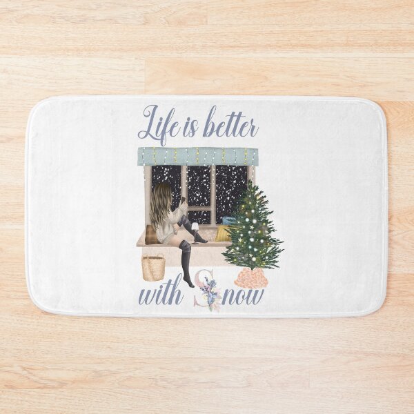 Item preview, Life Is Better With Snow Style 2 (White Background) designed and sold by Wheeler-Styl3.