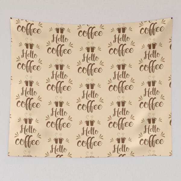 Item preview, Hello Coffee! designed and sold by jazzydevil.