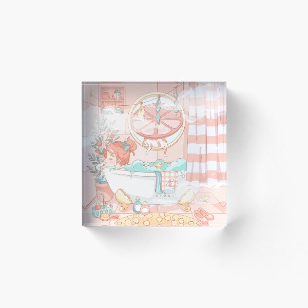 Item preview, Orange bath designed and sold by Phabals.