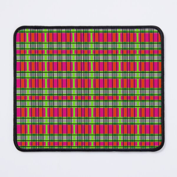 Item preview, Tartan Terror - Lime Green, Red & Pink designed and sold by PoppyPod.