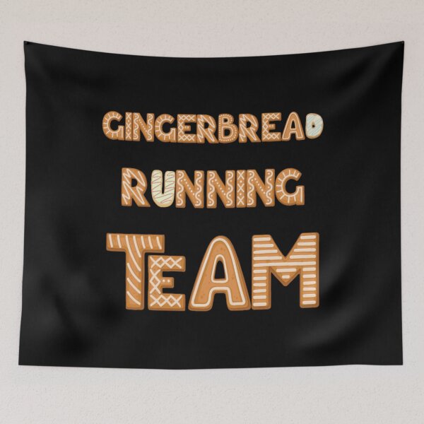 Item preview, Gingerbread Running Team Cool Cookie Typography designed and sold by hungtopnew.