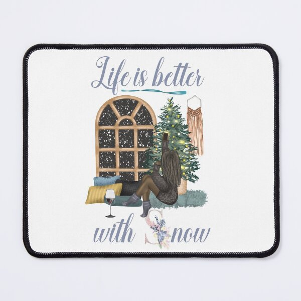 Item preview, Life Is Better With Snow Style 3 (White Background) designed and sold by Wheeler-Styl3.