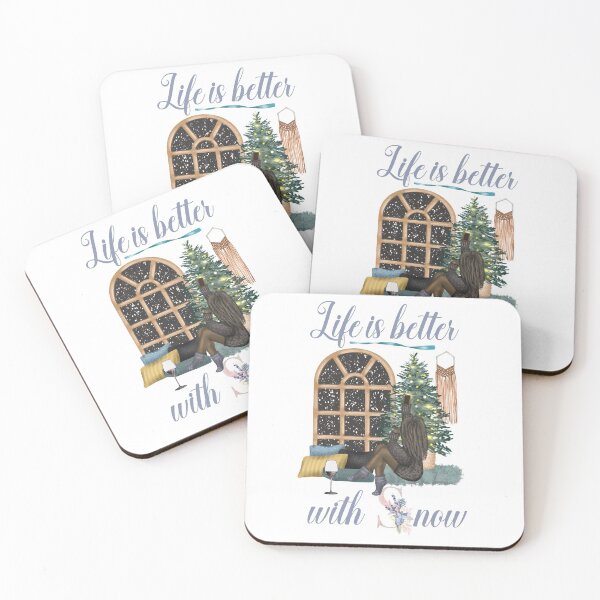 Item preview, Life Is Better With Snow Style 3 (White Background) designed and sold by Wheeler-Styl3.
