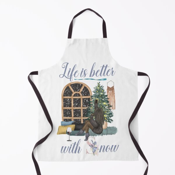 Item preview, Life Is Better With Snow Style 3 (White Background) designed and sold by Wheeler-Styl3.