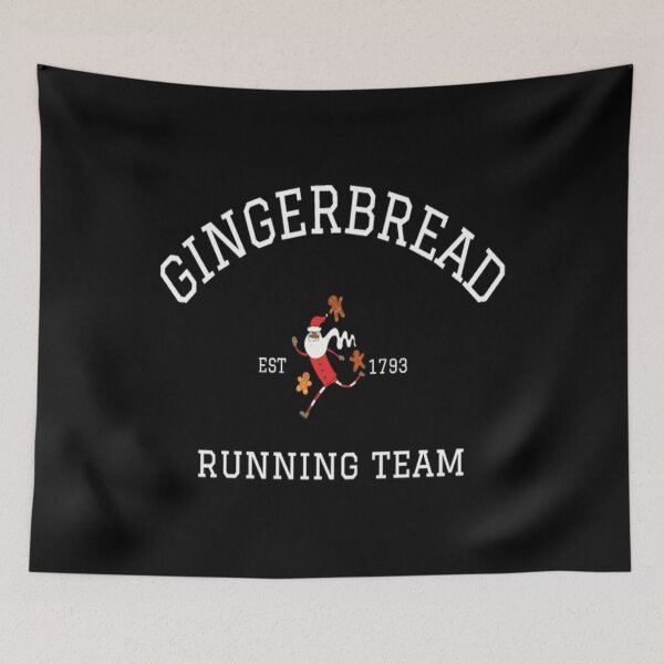 Item preview, Gingerbread Running Team Santa And Cookies designed and sold by hungtopnew.