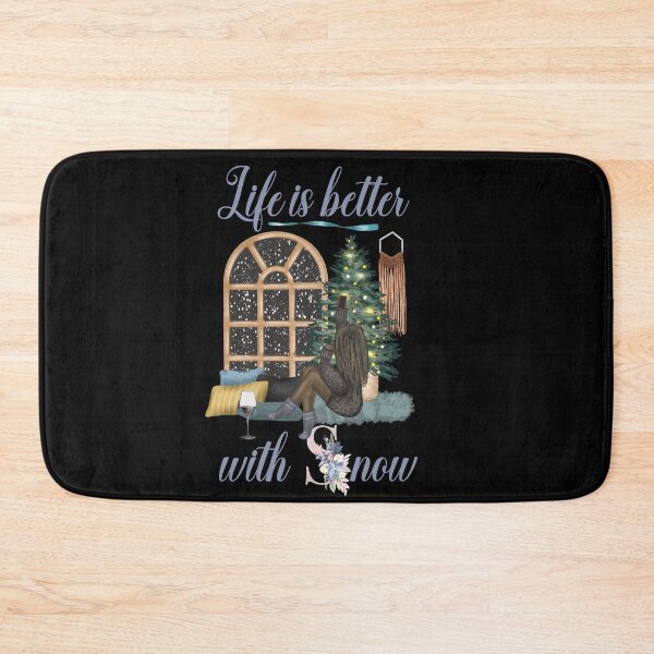 Item preview, Life Is Better With Snow Style 3 (Black Background) designed and sold by Wheeler-Styl3.