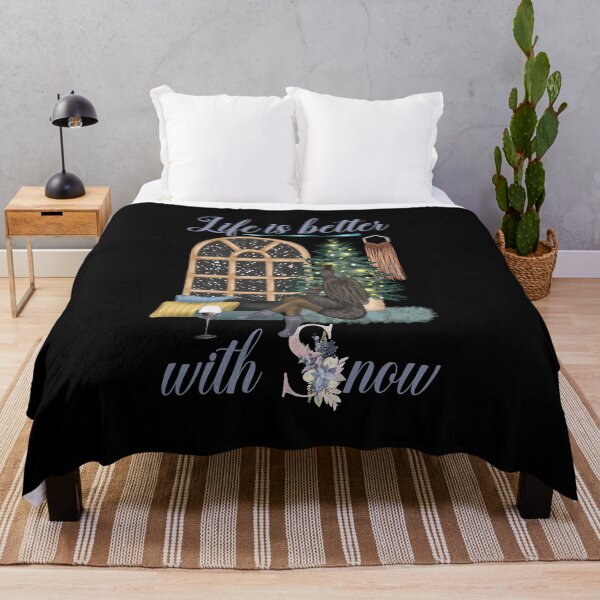 Item preview, Life Is Better With Snow Style 3 (Black Background) designed and sold by Wheeler-Styl3.