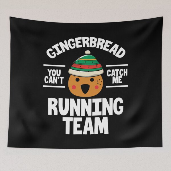 Item preview, Gingerbread Running Team You Can’t Catch Me designed and sold by hungtopnew.
