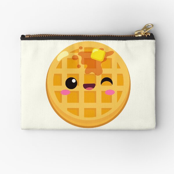 Item preview, Waffle With Syrup And Butter Breakfast Food With Face designed and sold by Simplyy  Unique.