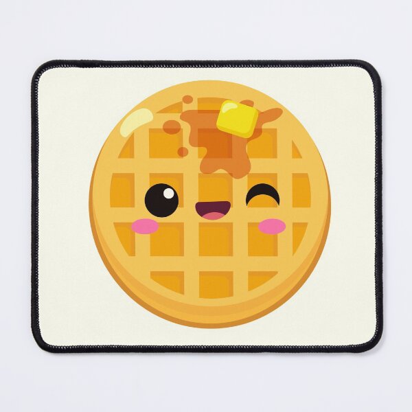 Item preview, Waffle With Syrup And Butter Breakfast Food With Face designed and sold by Simplyy  Unique.