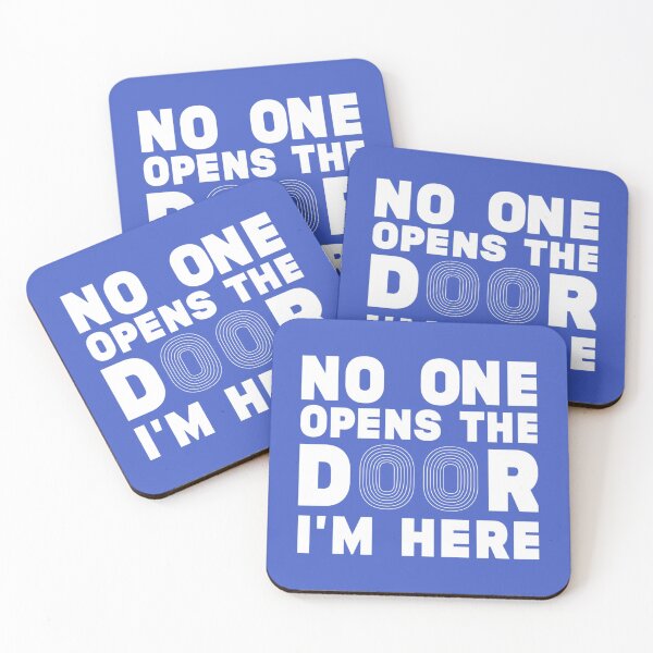 Item preview, no one opens the door Essential  designed and sold by merchordieR.