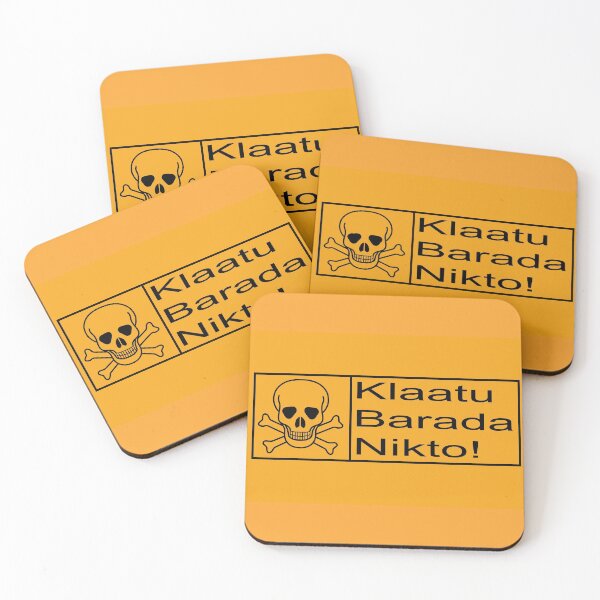Item preview, Klaatu Barada Nikto Sign designed and sold by Exilant.