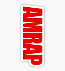 AMRAP Sticker