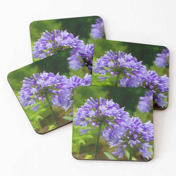 Item preview, Agapanthus Africanus Blue Brush designed and sold by Tanya C  Smith.