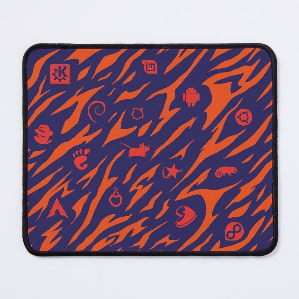 Item preview, Camo pattern blue / orange designed and sold by Exilant.
