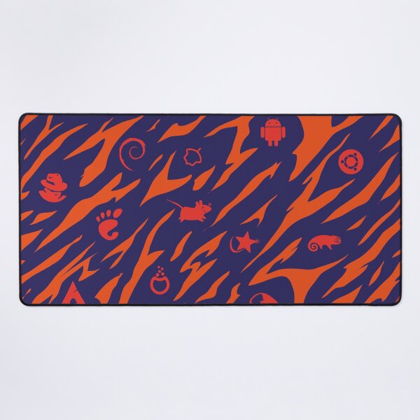 Item preview, Camo pattern blue / orange designed and sold by Exilant.