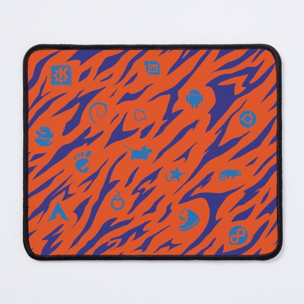 Item preview, Camo pattern orange / blue designed and sold by Exilant.