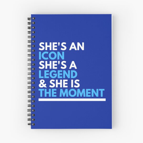 Item preview, She_s an Icon, She_s a Legend, and She is the Moment Blue   designed and sold by merchordieR.
