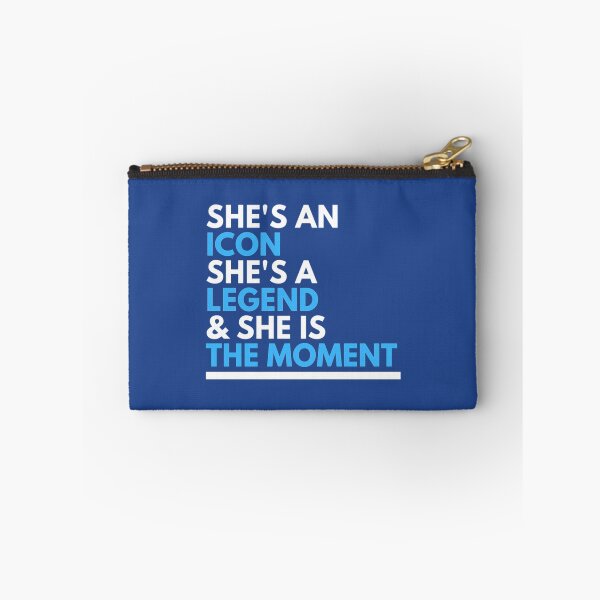 Item preview, She_s an Icon, She_s a Legend, and She is the Moment Blue   designed and sold by merchordieR.