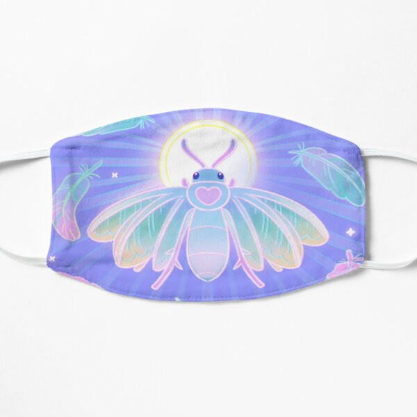 White plume moth Flat Mask