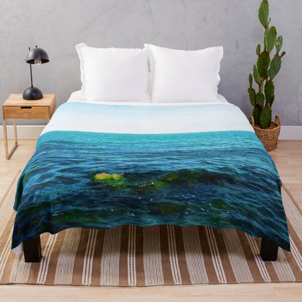 Item preview, Wavy Black Sea with some underwater stones designed and sold by helenkaiy.