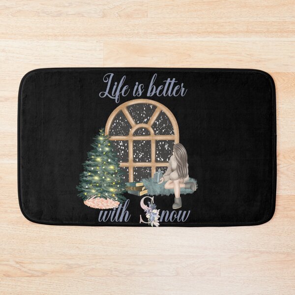 Item preview, Life Is Better With Snow Style 4 (Black Background) designed and sold by Wheeler-Styl3.
