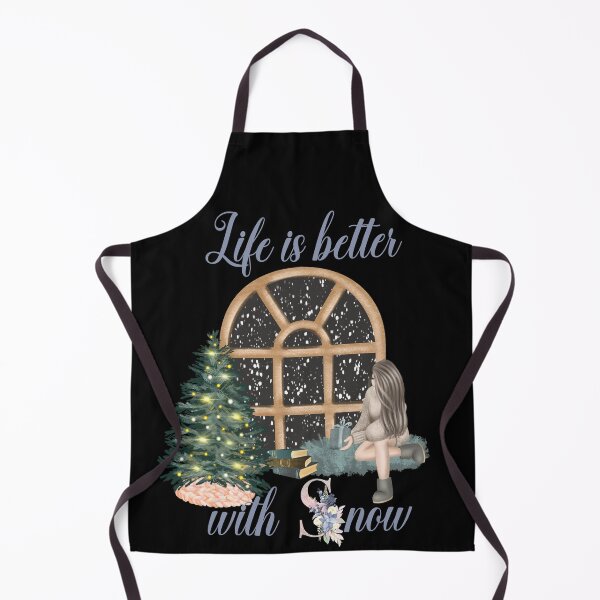 Item preview, Life Is Better With Snow Style 4 (Black Background) designed and sold by Wheeler-Styl3.