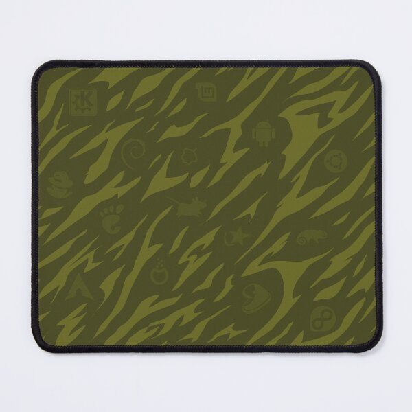 Item preview, Linux Logos green Camouflage V1 designed and sold by Exilant.
