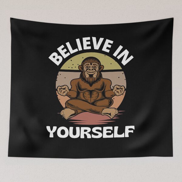 Item preview, Believe In Yourself Meditating Bigfoot designed and sold by RGRamsey.