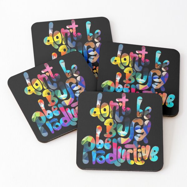 Item preview, Dont Be Busy Be Productive Colorful designed and sold by DitaNadiaStore.