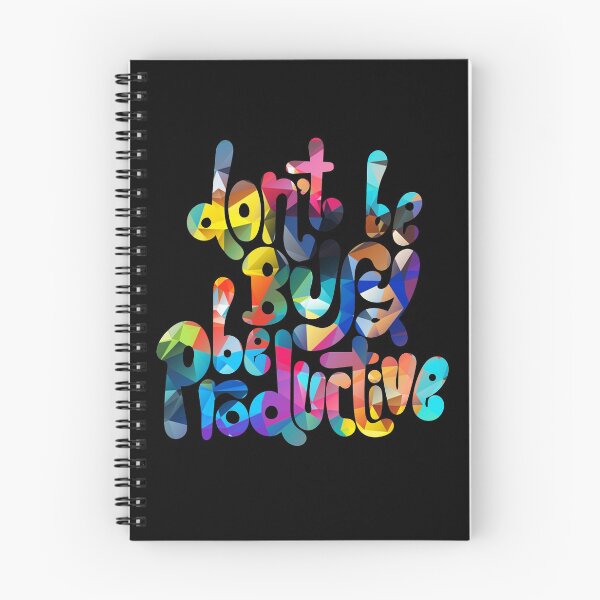 Item preview, Dont Be Busy Be Productive Colorful designed and sold by DitaNadiaStore.