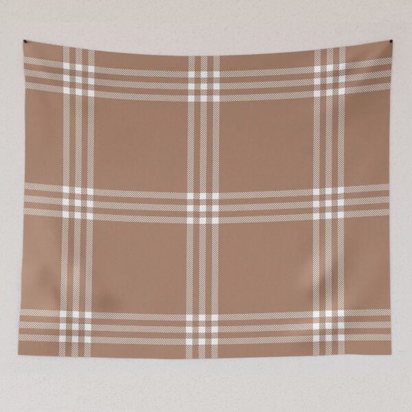 Item preview, Clay and White Windowpane Pattern designed and sold by thelustrous.