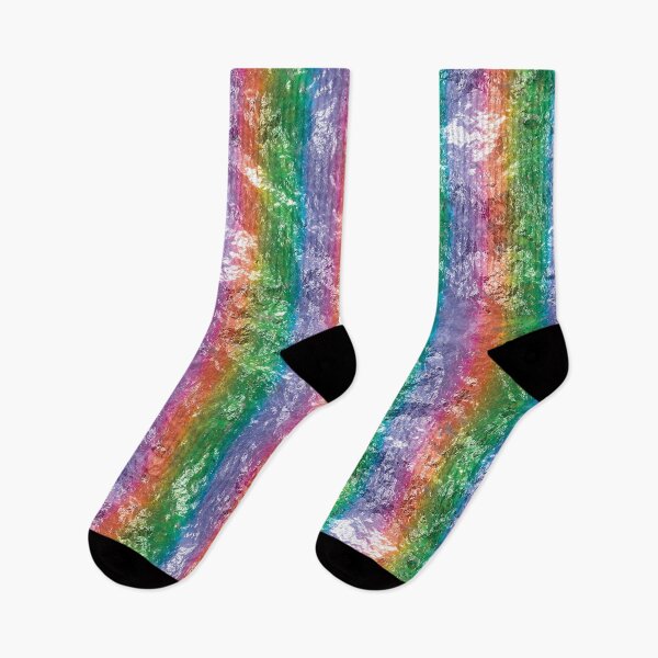 Item preview, Rough Foil Texture Rainbow_Stripes designed and sold by James-Cole.