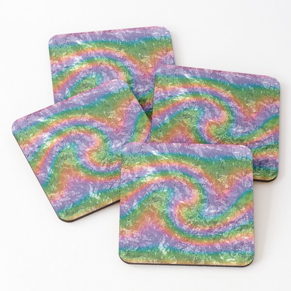 Item preview, Rough Foil Texture Rainbow Swirl designed and sold by James-Cole.