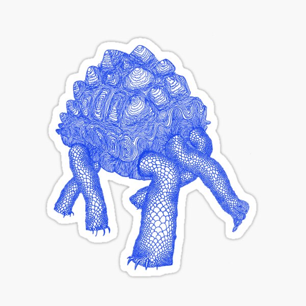 blaue schildkröte Sticker