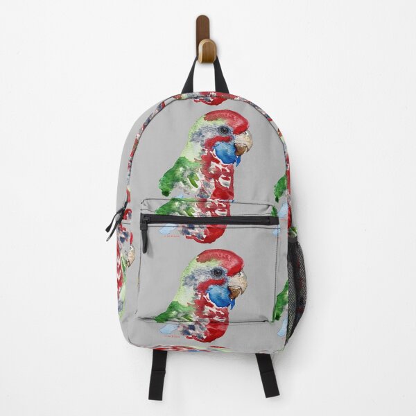Item preview, Beautiful Crimson Rosella Parakeet - Frameless designed and sold by Liz HL Art Shop.