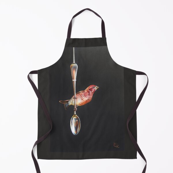 Item preview, "Vinage spoon and finch" designed and sold by Elena Kolotusha.