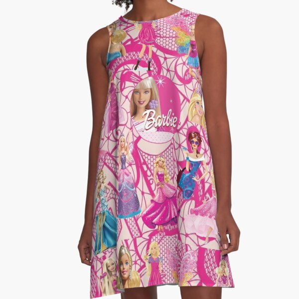 Barbie Collage A-Line Dress