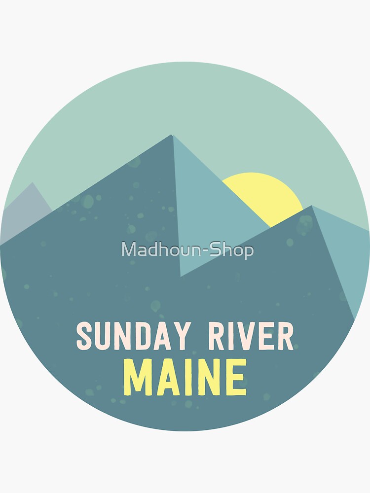 "Sunday River Maine" Sticker for Sale by Redbubble