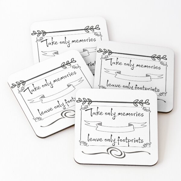 Item preview, Take only memories L eave only footprints  designed and sold by Monaimak.