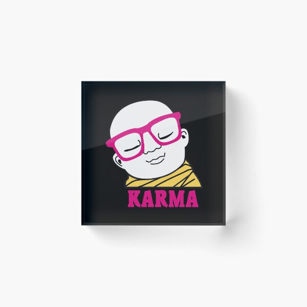 Artikelvorschau, Karma Meditation tibetischer Mönch entworfen und verkauft von Yes-Monkey.