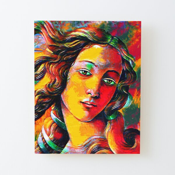 Venus Portrait Wood Mounted Print