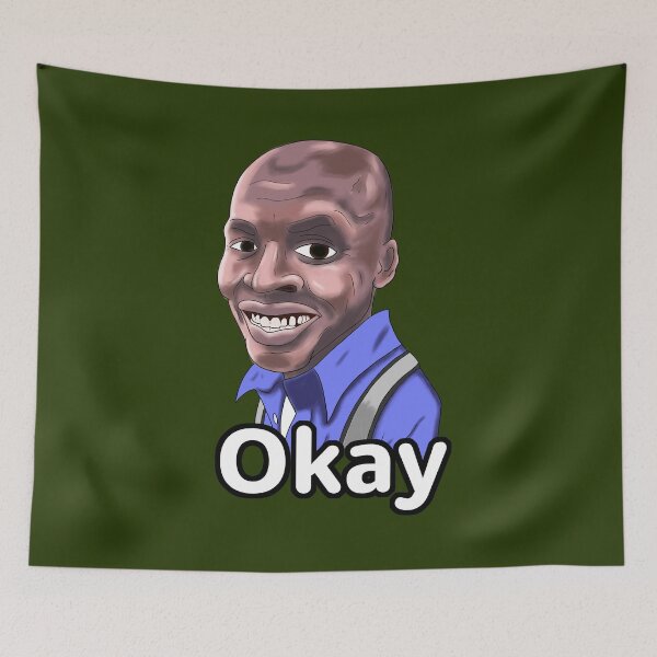 Item preview, Funny Okay Meme Hand Painted Design designed and sold by Core Toggery.