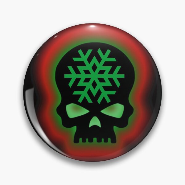 Item preview, Goth Snowflake Skull designed and sold by amanda150771.