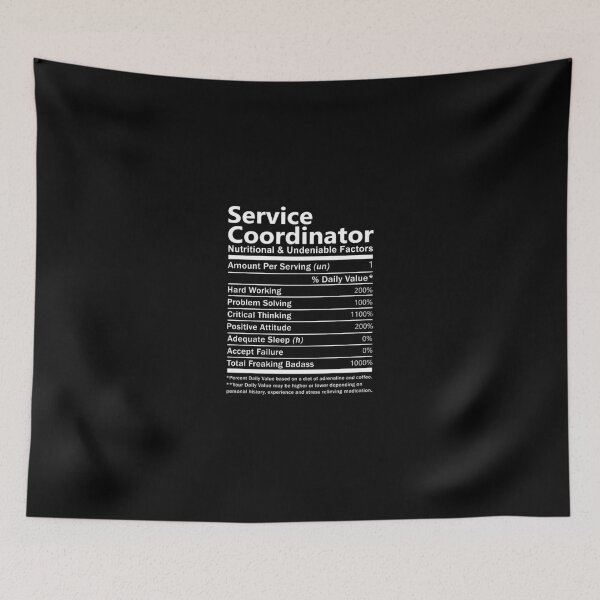 Item preview, Service Coordinator T Shirt - Nutritional and Undeniable Factors Gift Item Tee designed and sold by oslandefren.