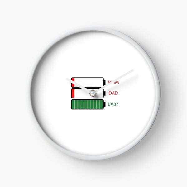 Baby Announcement But No Need To Panic It's Not Me Clock